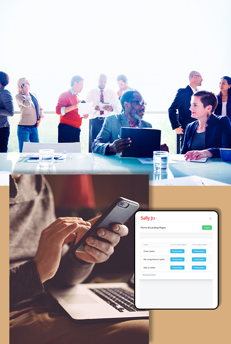 Volt Mail gives you powerful tools to market and communicate from anywhere.  In a coffee shop, at the airport, at a client location, or even from your office.  Use all our features from your phone, tablet or computer.